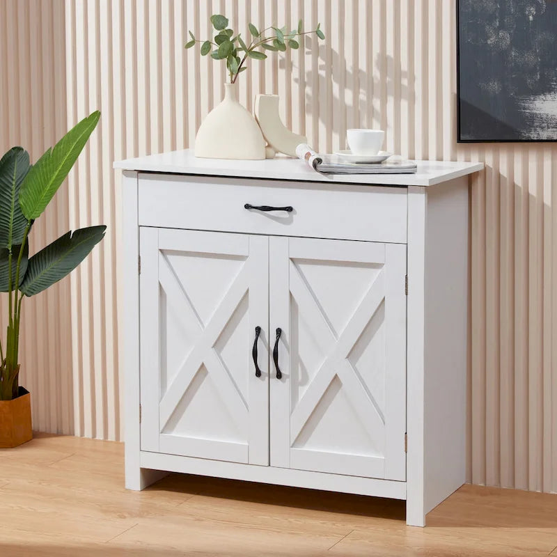 AVAWING Kitchen Sideboard Buffet Cabinet Entryway Cupboard Server