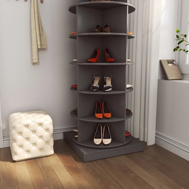 360 Rotating shoe cabinet 6 layers