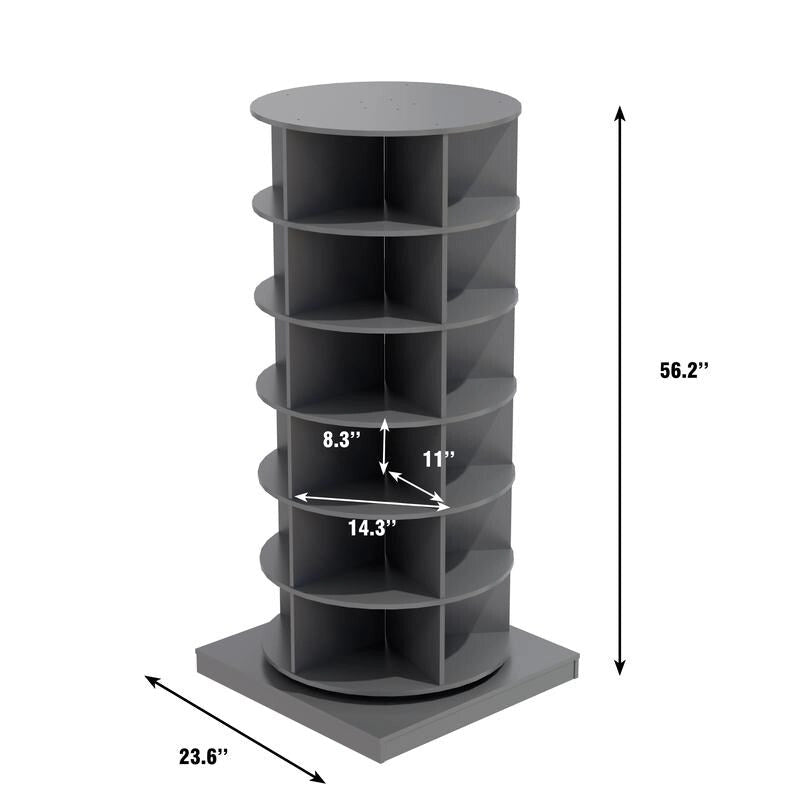 360 Rotating shoe cabinet 6 layers