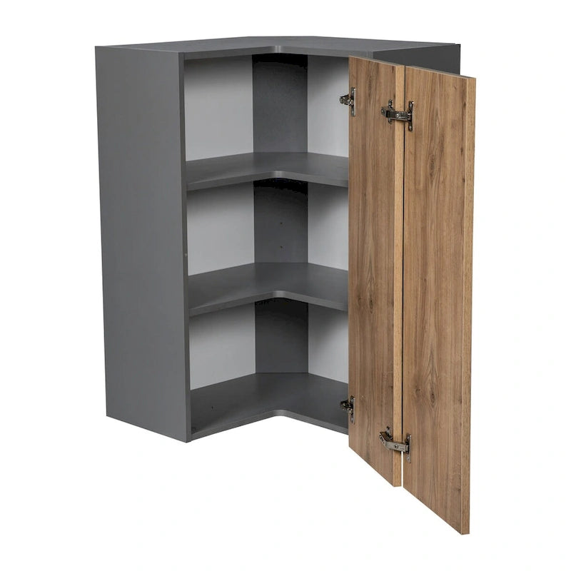 24 x 42 Wall Easy Reach-Double Door-Grey - 24 x 42 x 12