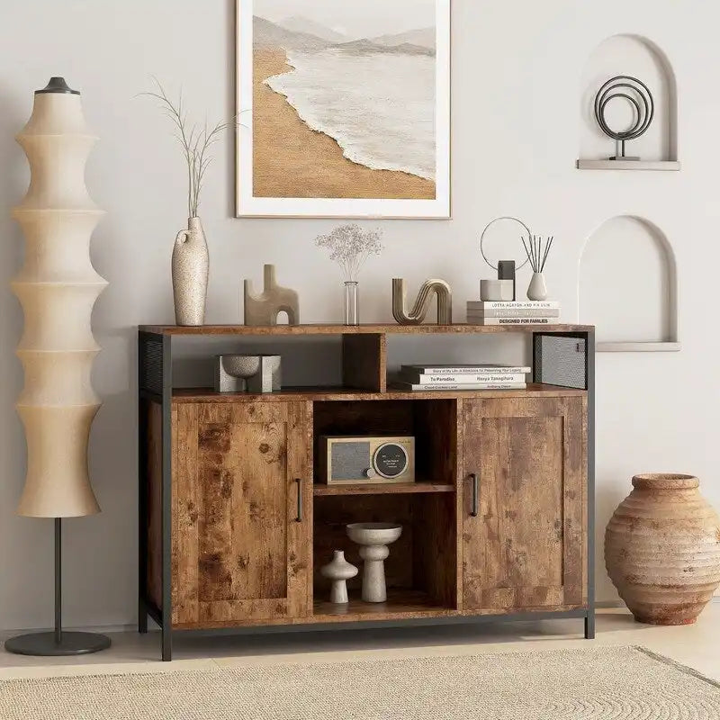 43.7 storage cabinet with open shelves - N/A