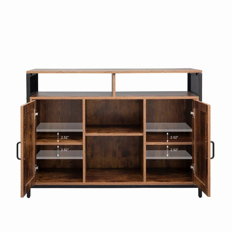 43.7 storage cabinet with open shelves - N/A