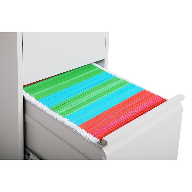 3 Drawer Metal Vertical File Cabinet with Lock Office Home Steel Vertical File Cabinet for A4 Legal/Letter Size3
