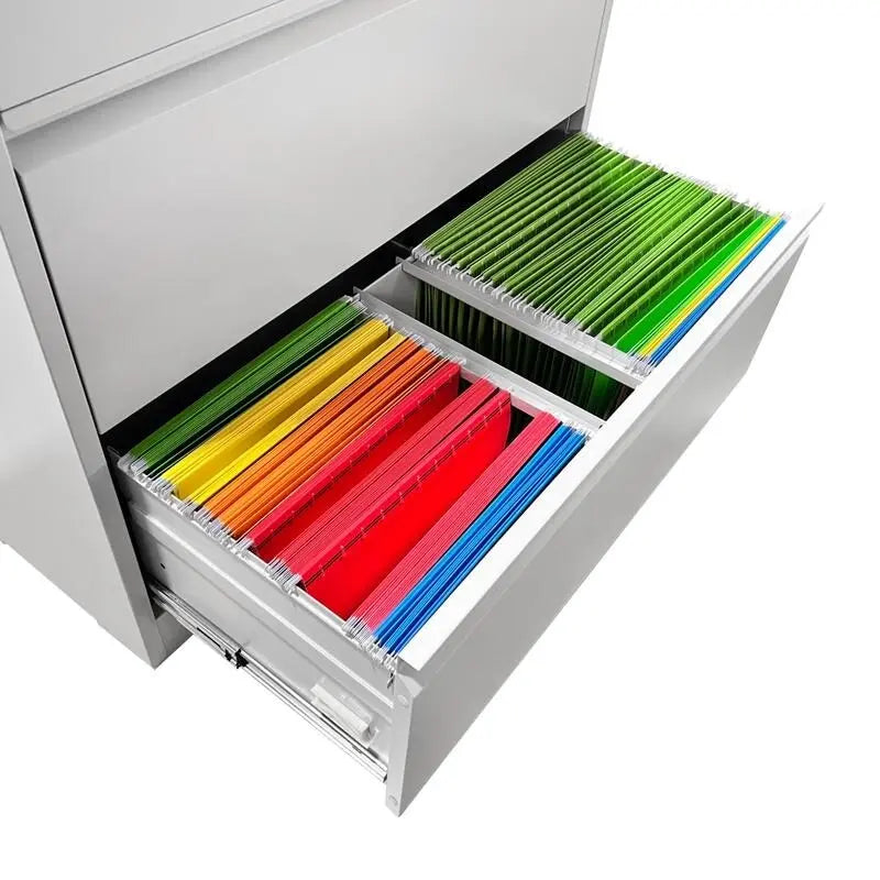 4 Drawer Metal Filing Cabinet with Lock, Legal/Letter/A4/F4 Size