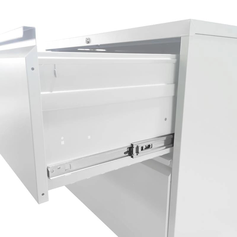 4 Drawer Metal Filing Cabinet with Lock, Legal/Letter/A4/F4 Size