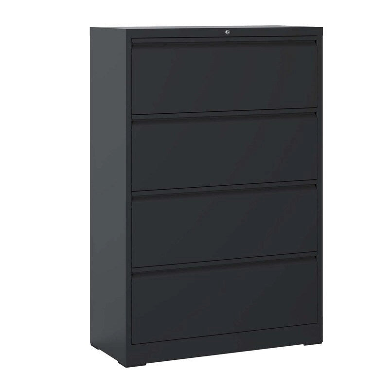 4 Drawer Metal Filing Cabinet with Lock, Legal/Letter/A4/F4 Size