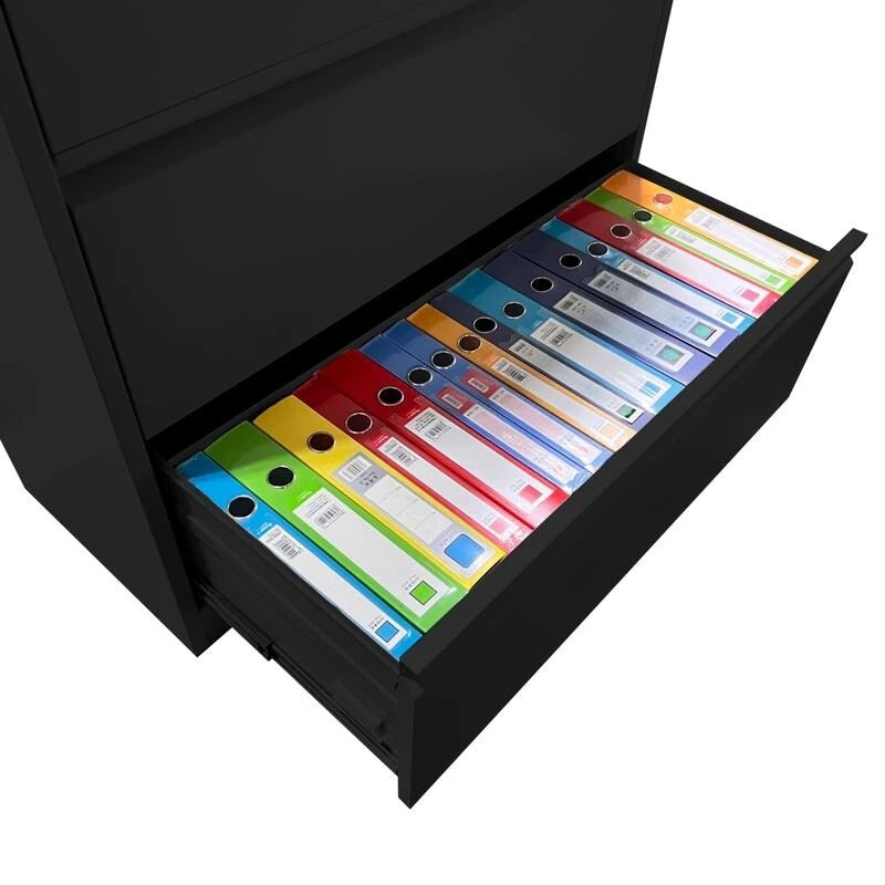 4 Drawer Metal Filing Cabinet with Lock, Legal/Letter/A4/F4 Size