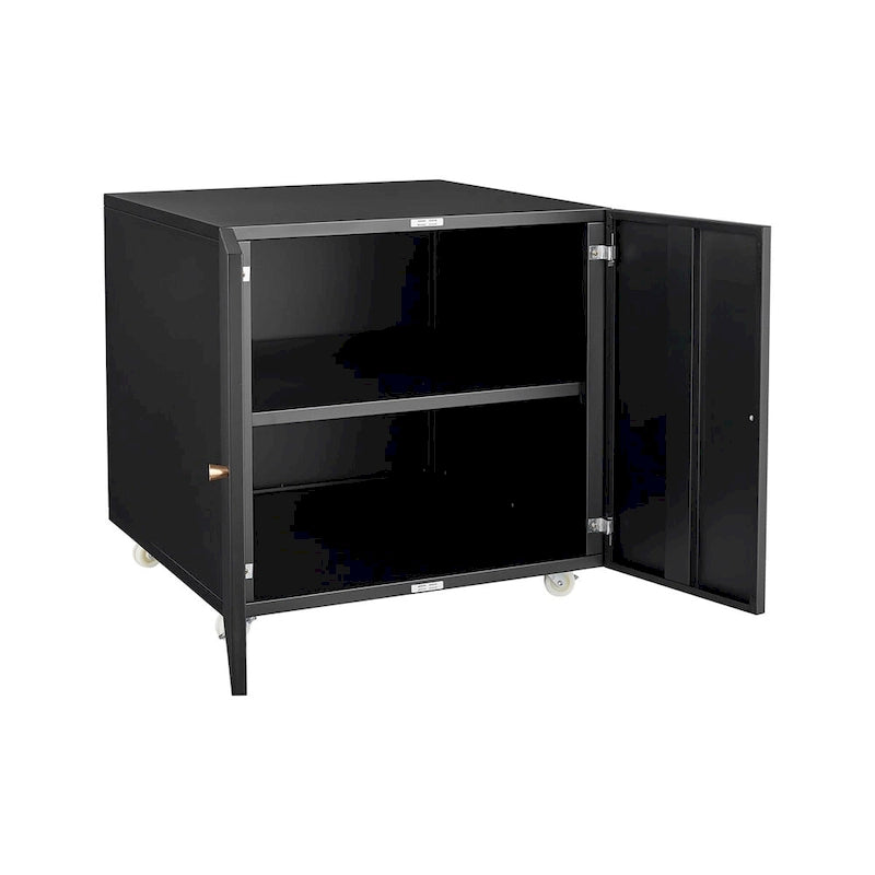 Office Furniture Copier Cabinet 2 Door Steel Stand Mobile Pedestal