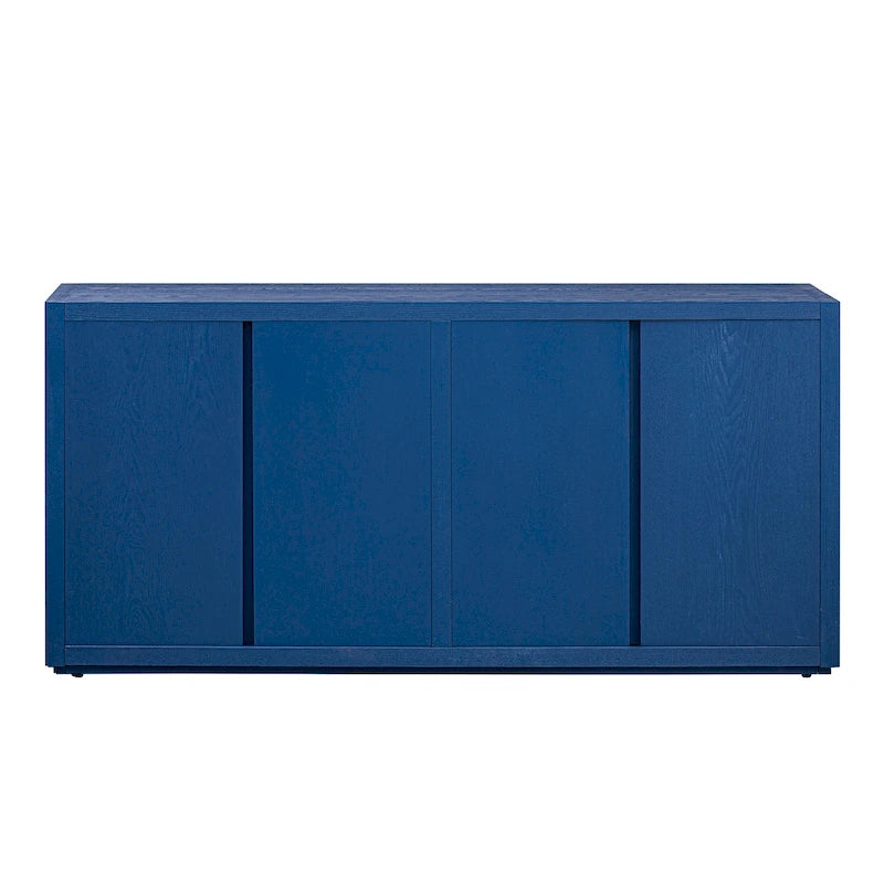 Distinctive Features of a Four-Door Cabinet Sideboard with Ash Veneer suitable for Hallway, Entryway, Living Room