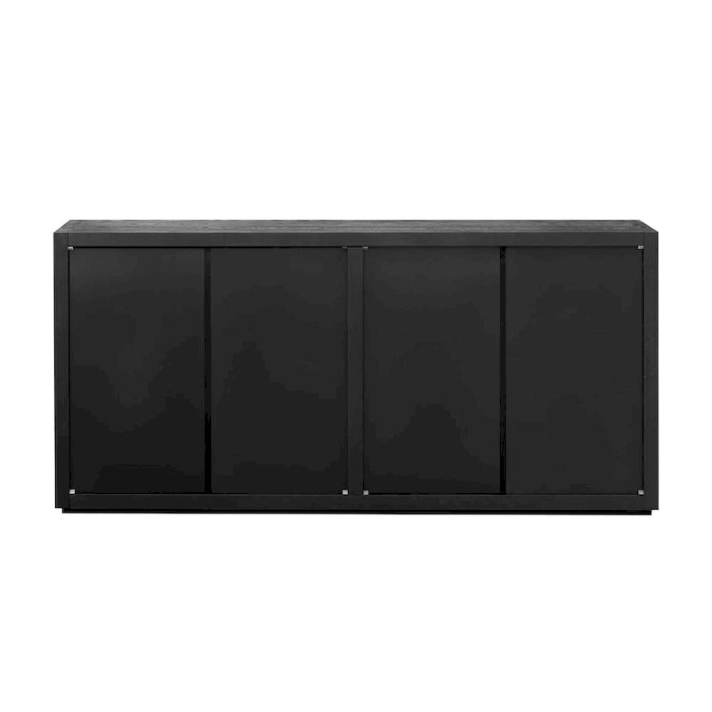 Distinctive Features of a Four-Door Cabinet Sideboard with Ash Veneer suitable for Hallway, Entryway, Living Room