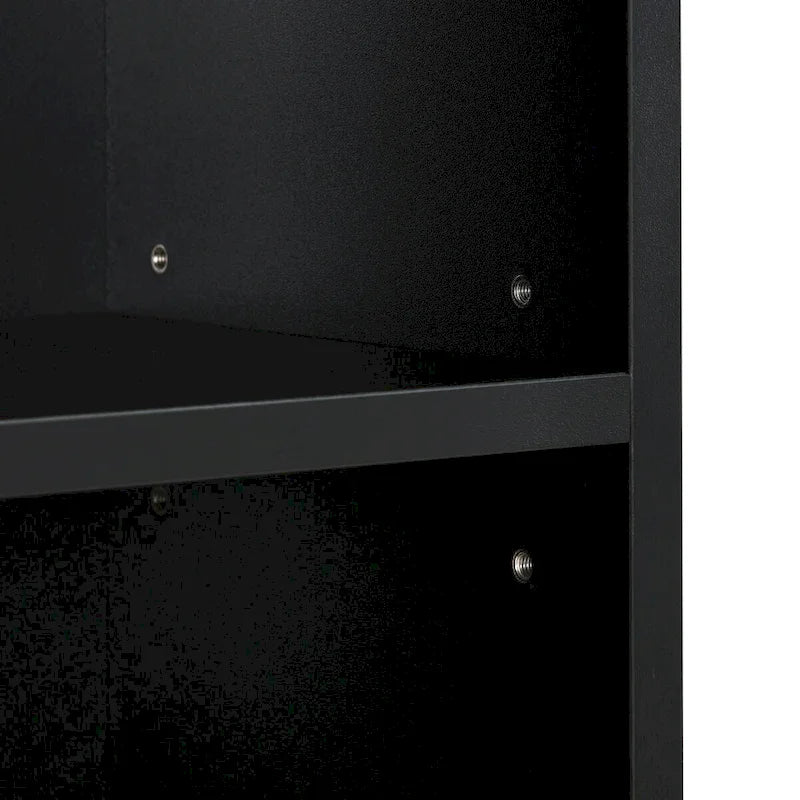 8-Tier Media Tower Rack, Slim Storage Cabinet with Adjustable Shelves