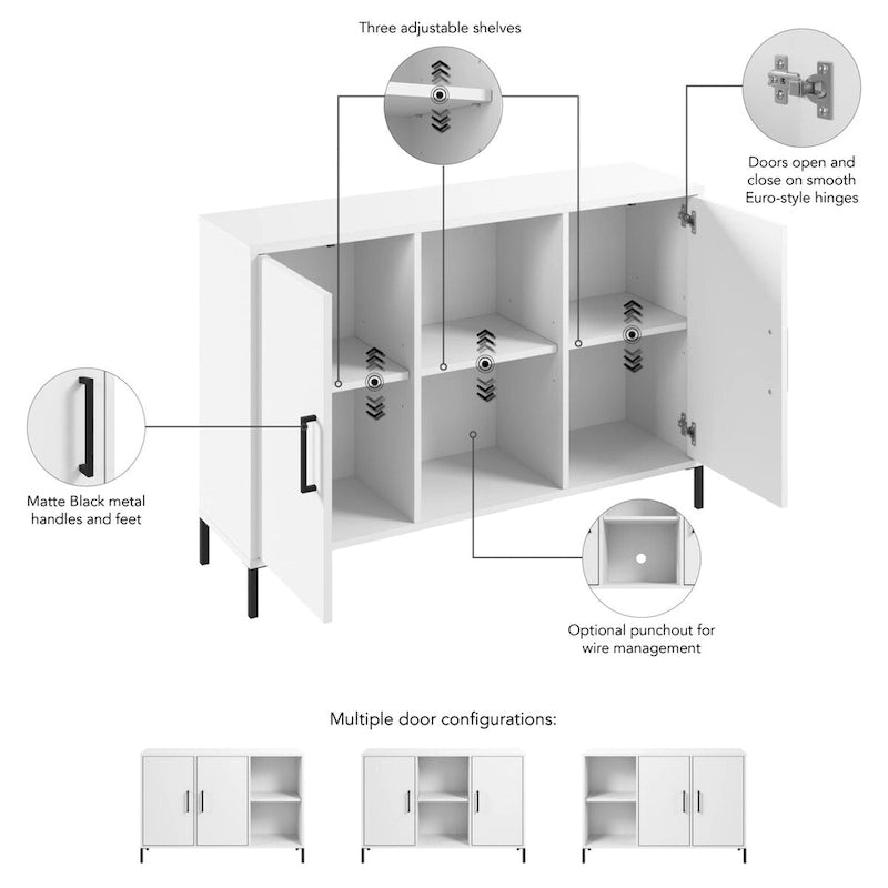 Storage Cabinet with Doors by