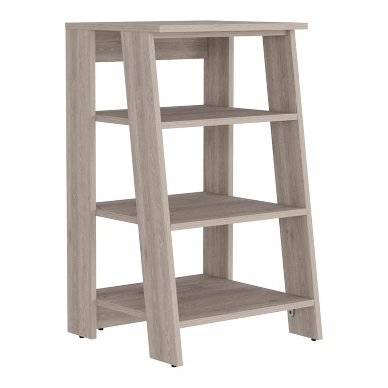 Four Shelves, Vertical, Light Oak / WhiteHigh quality and durable