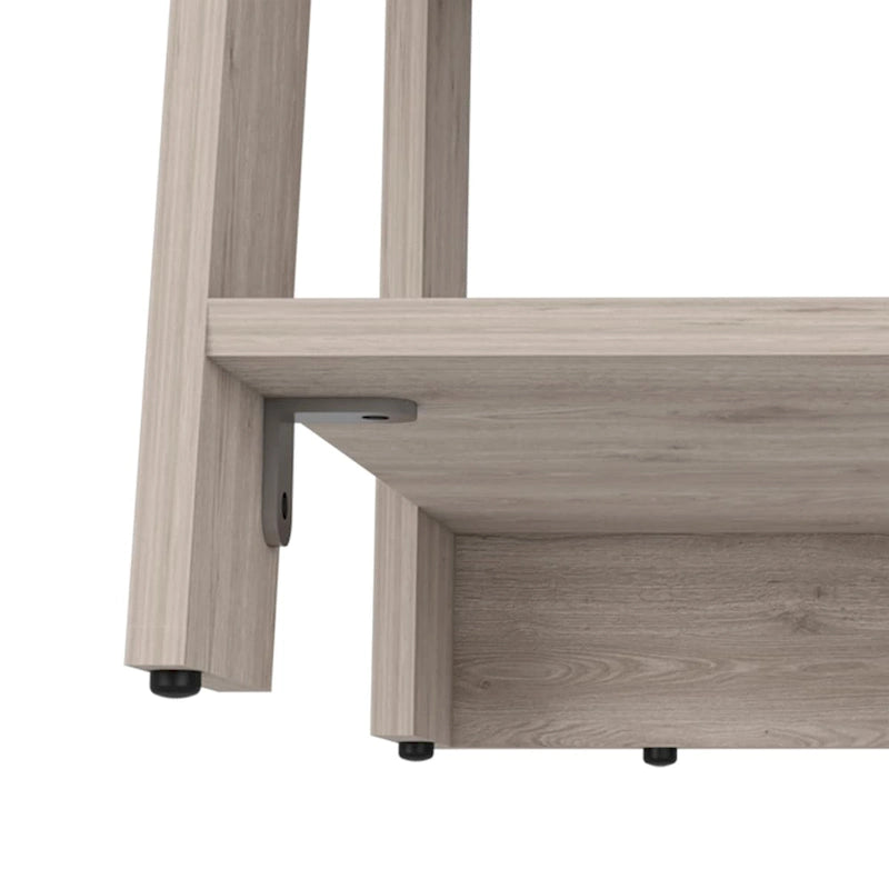 Four Shelves, Vertical, Light Oak / WhiteHigh quality and durable