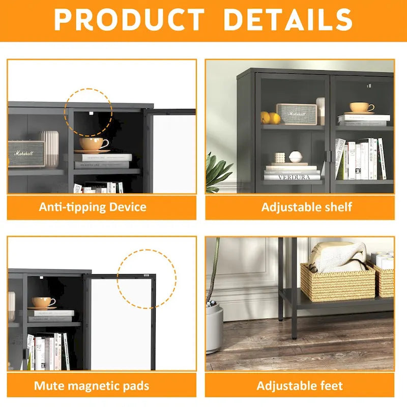 59H Heavy Duty Metal Storage Cabinet
